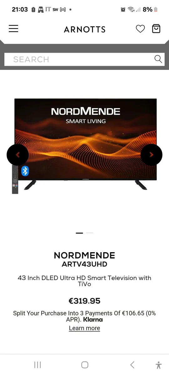 Nordmende Smart 43in Tv - Image 1