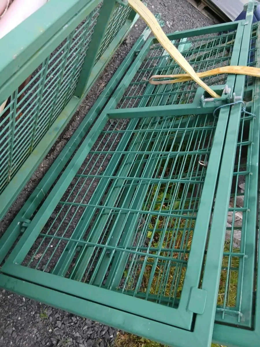 V mesh pedestrian gates