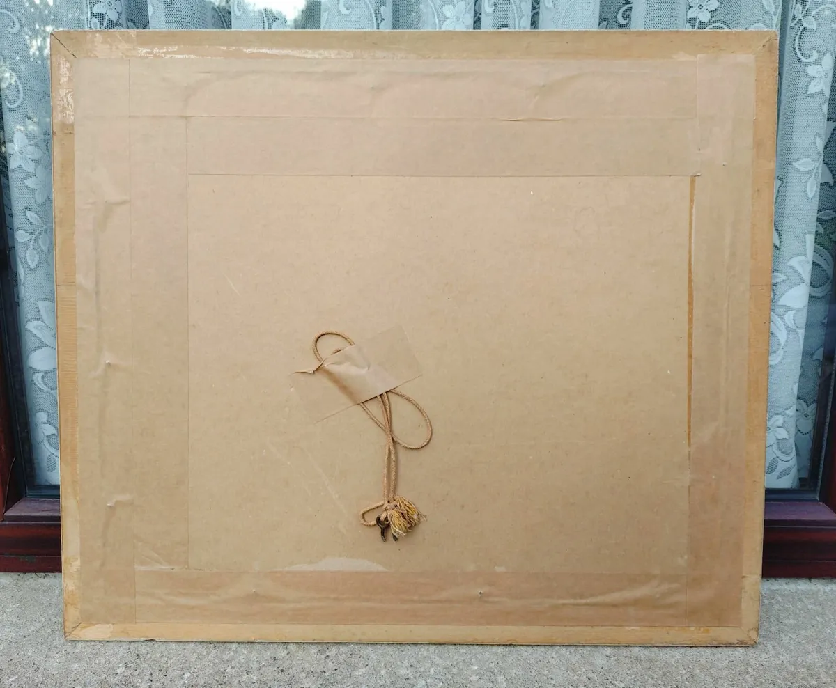 LARGE PICTURE IN FRAME (USED). - Image 2