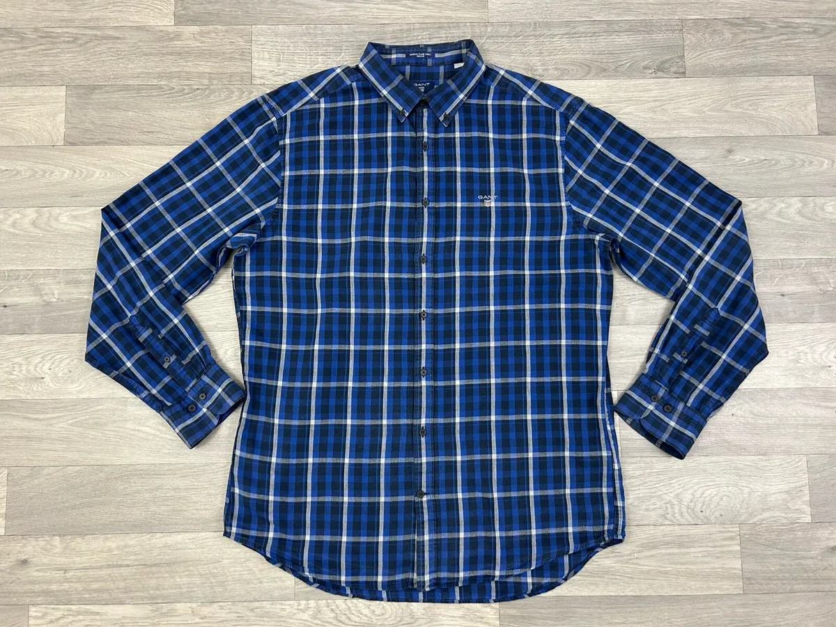 Gant Button Down Check Shirt Mens XL - Image 1