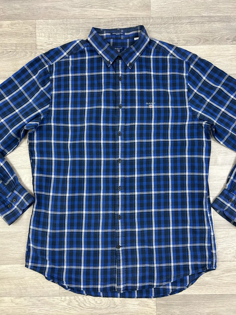 Gant Button Down Check Shirt Mens XL - Image 2