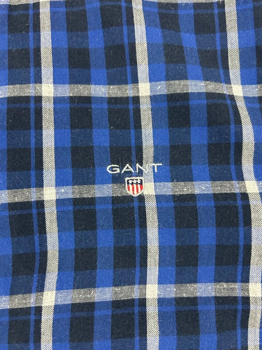 Gant Button Down Check Shirt Mens XL - Image 3