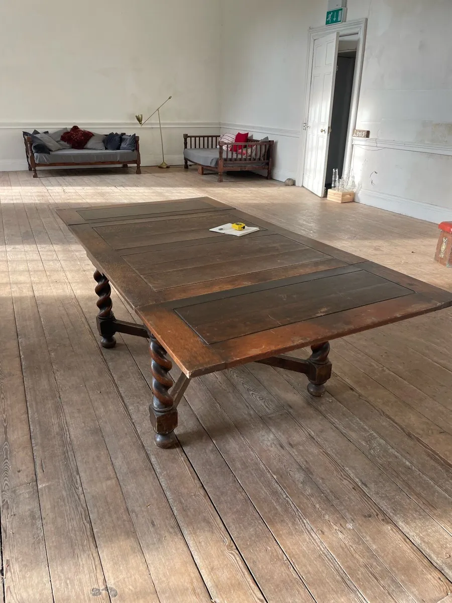 Antique dining table - Image 2