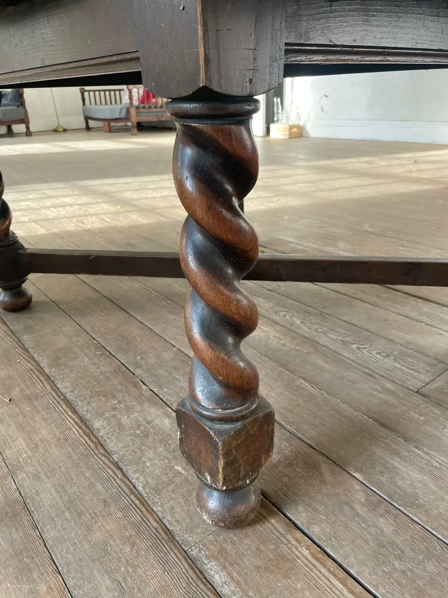 Antique dining table - Image 3