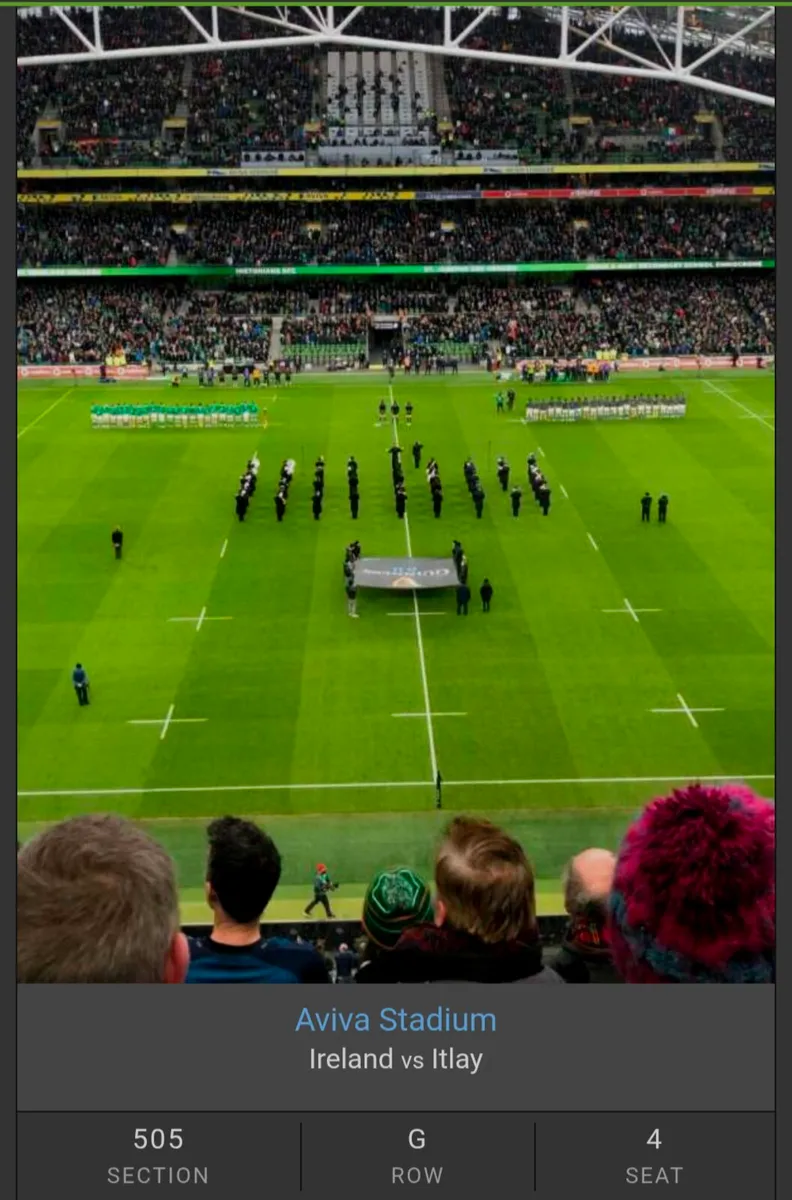 Lions v Argentina Halfway Line Seats - Image 2