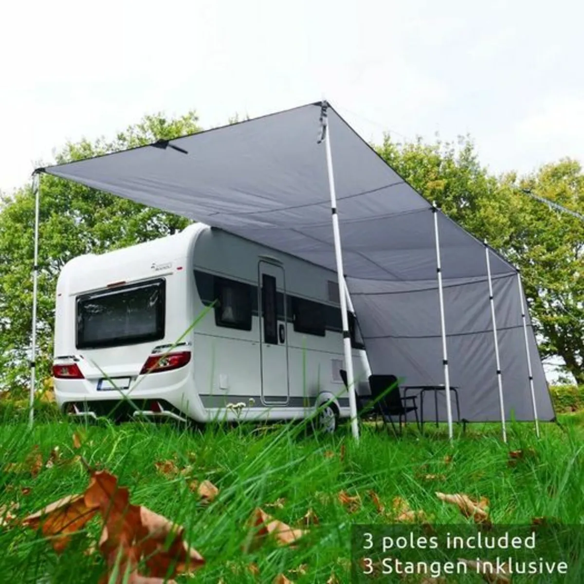 Caravan / motorhome sun canopy, UV 50+ tarp, awnin - Image 3