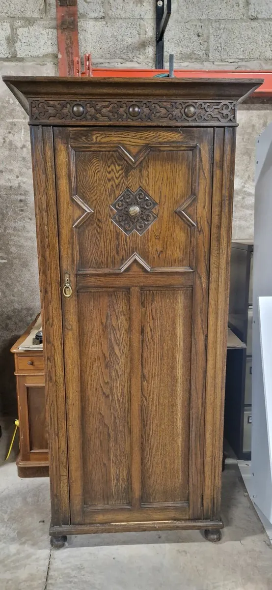3  Antique Oak Wardrobes €500 each - Image 1