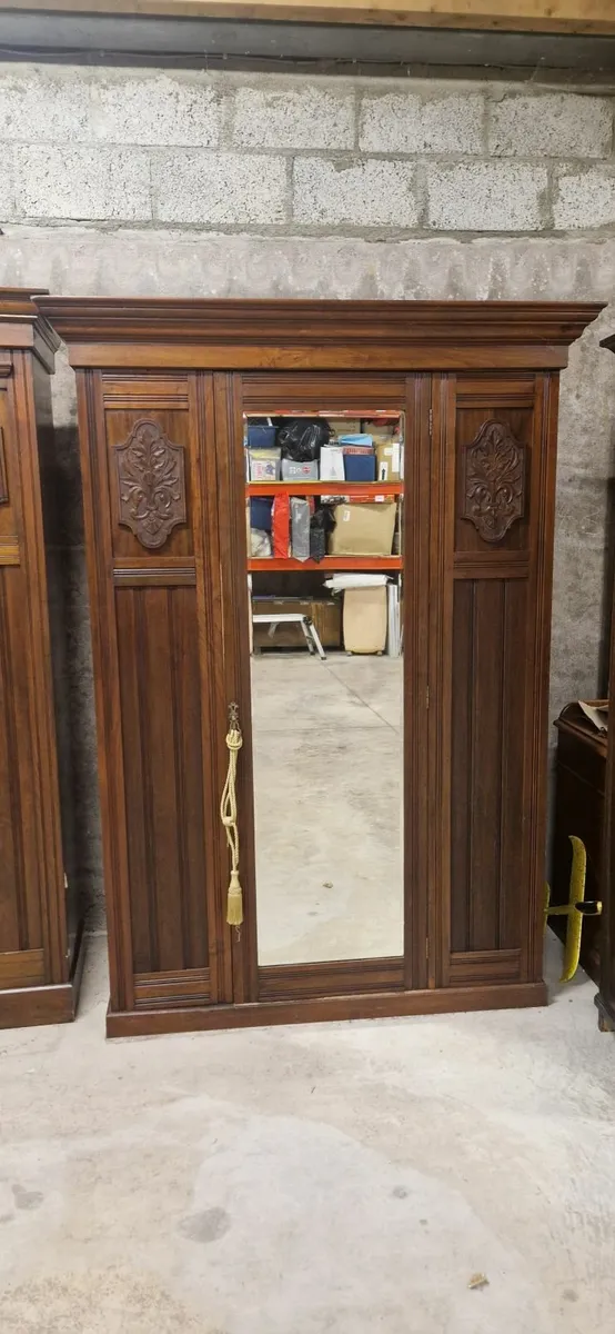 3  Antique Oak Wardrobes €500 each - Image 2
