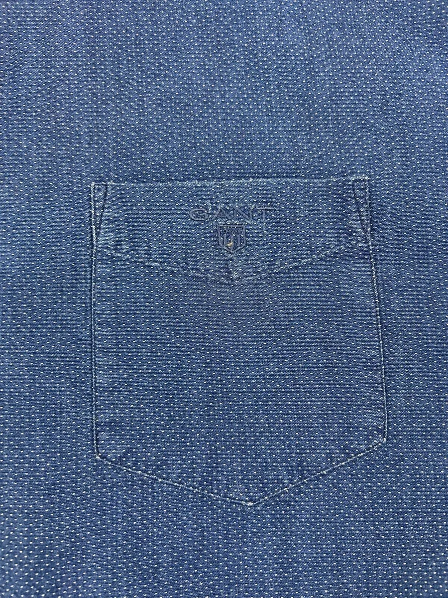 Gant Indigo Shirt Mens Mens XL - Image 3