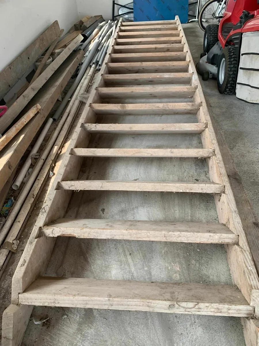 Timber Temporary Building Stairs - Image 2
