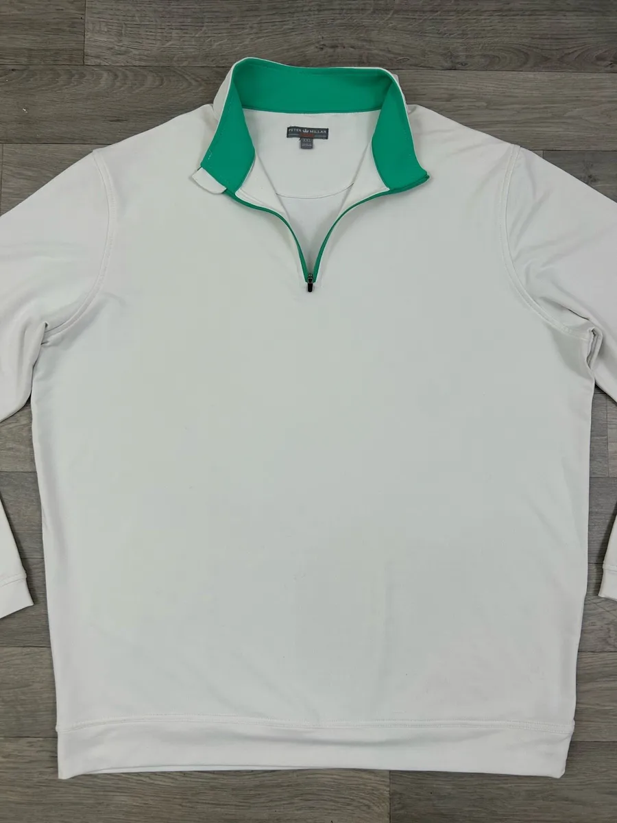 Peter Millar Half Zip Golf Jumper Mens XXL - Image 2