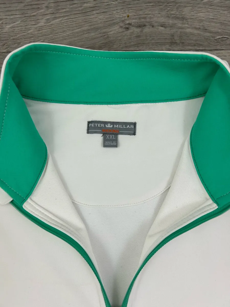 Peter Millar Half Zip Golf Jumper Mens XXL - Image 3