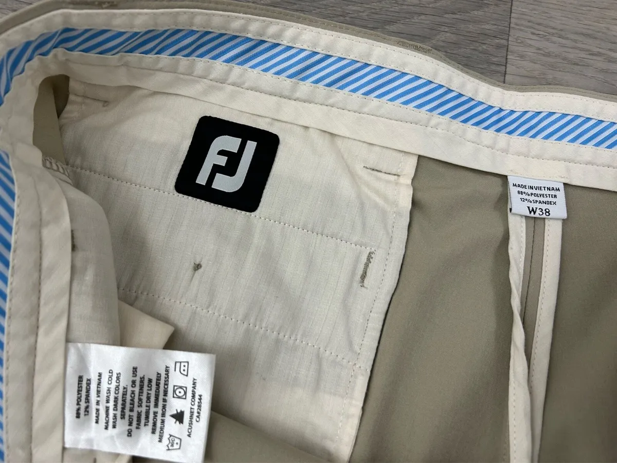 FootJoy FJ Golf Shirts Mens XL W38 - Image 3