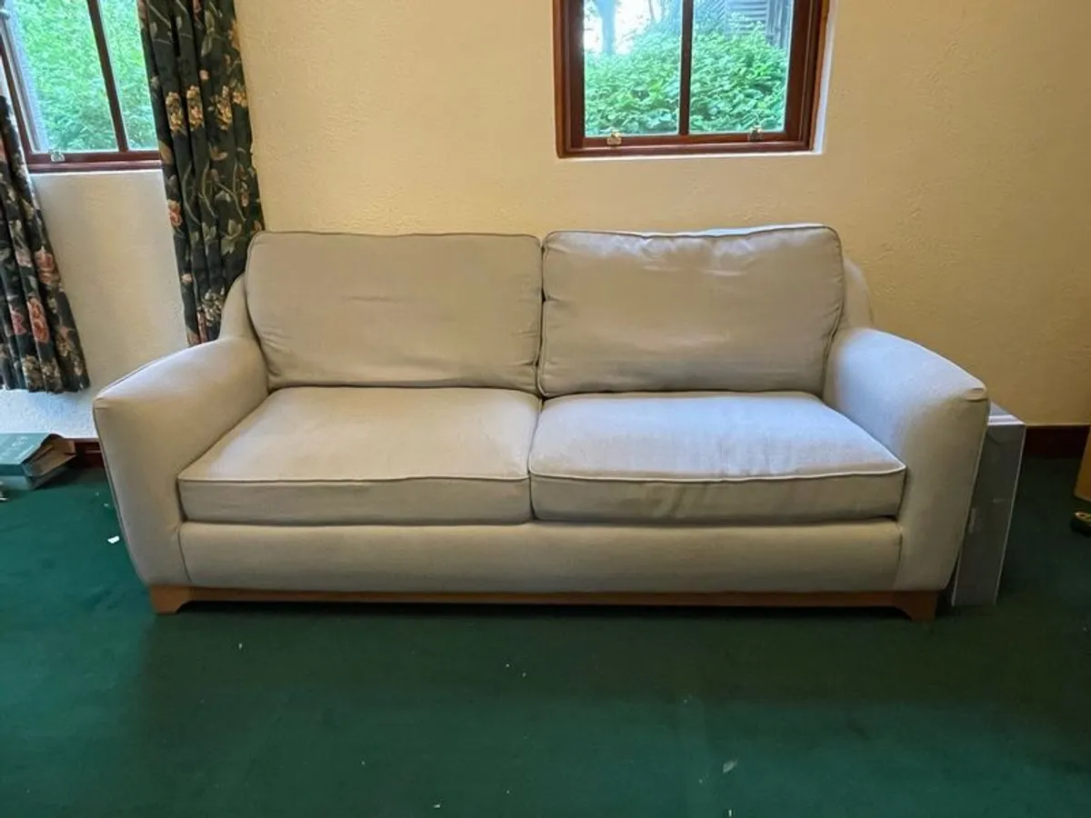 3 Seater Duck Egg Blue sofa - Image 2