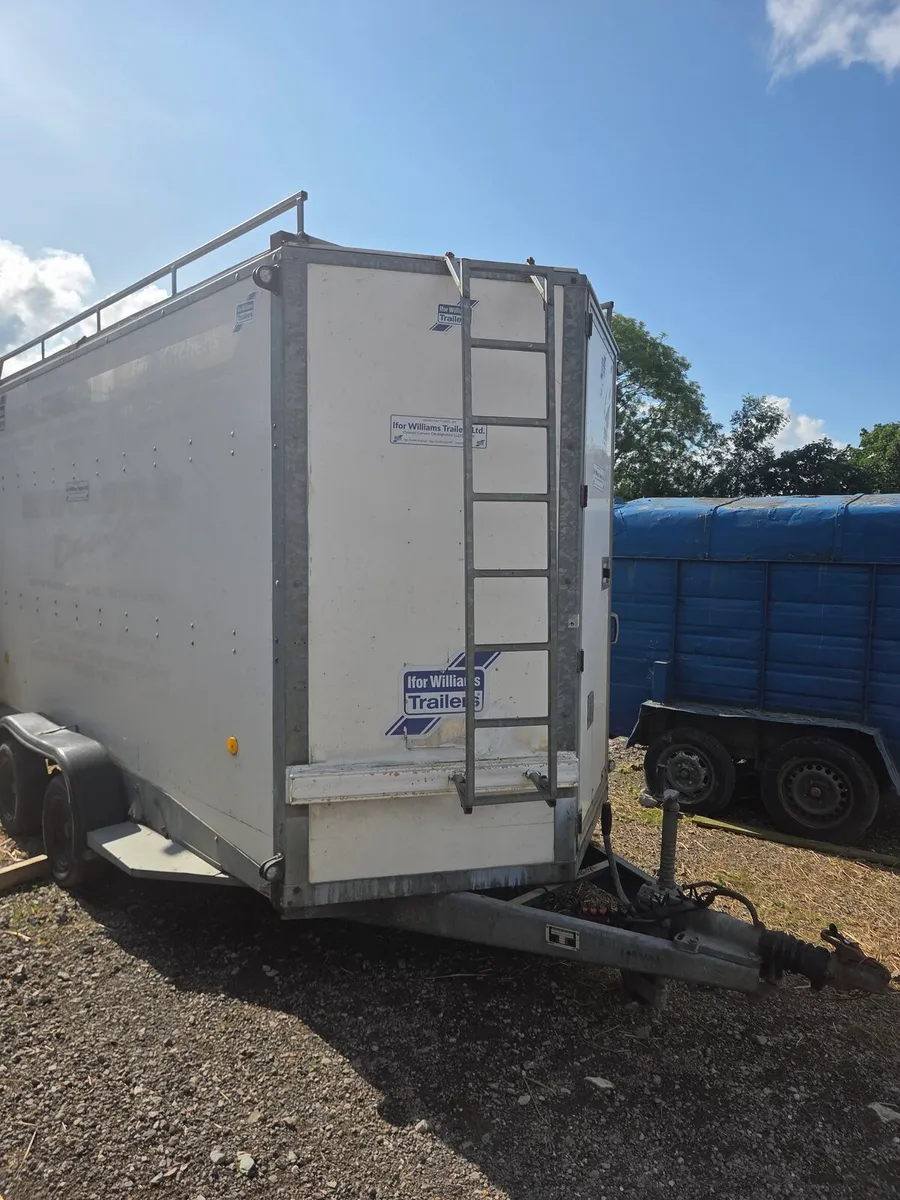12ft x 6ft x 7ft high Box body trailer - Image 1