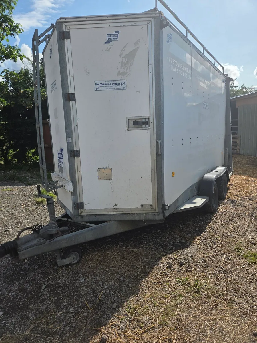 12ft x 6ft x 7ft high Box body trailer - Image 2