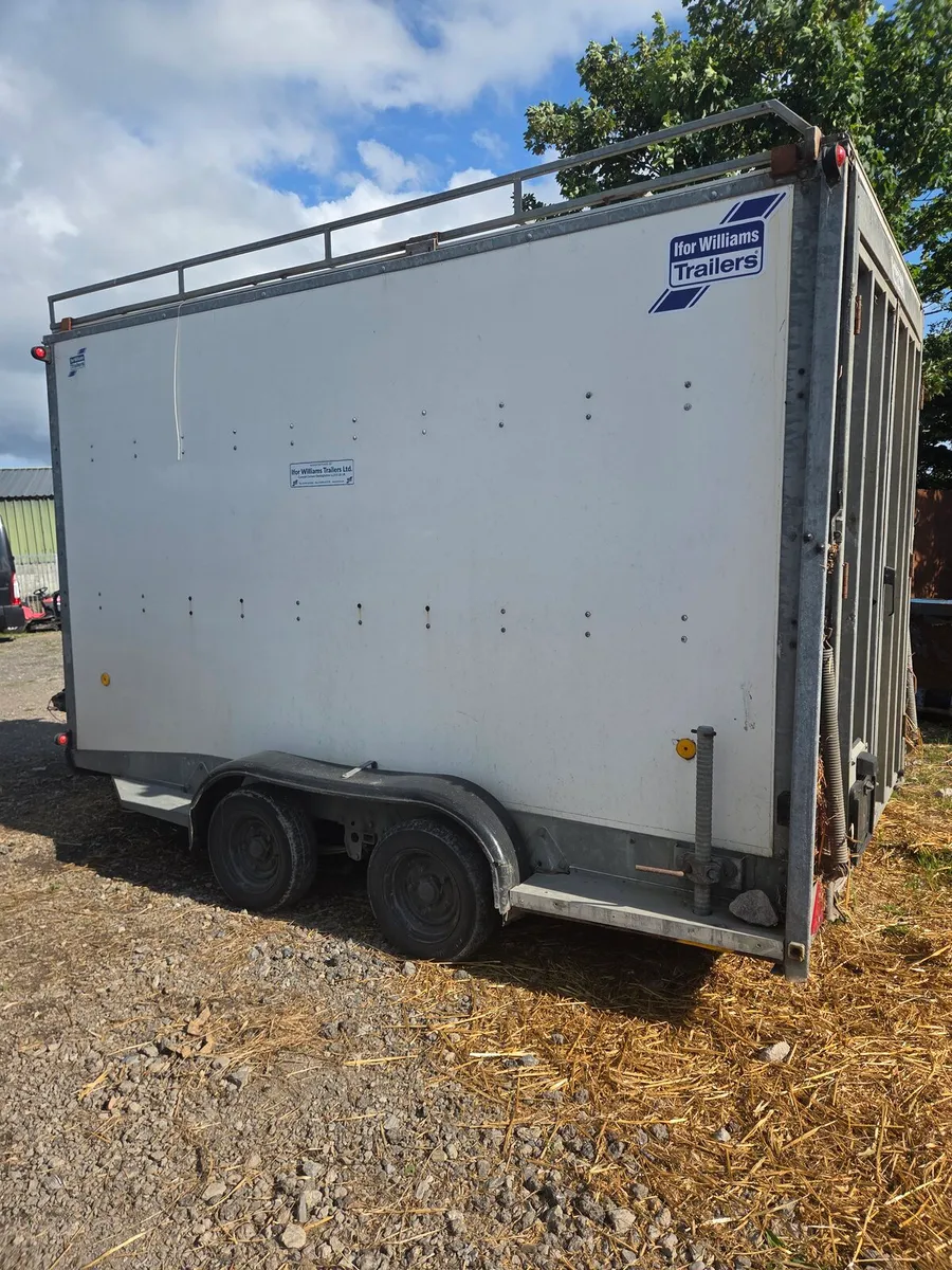 12ft x 6ft x 7ft high Box body trailer - Image 3