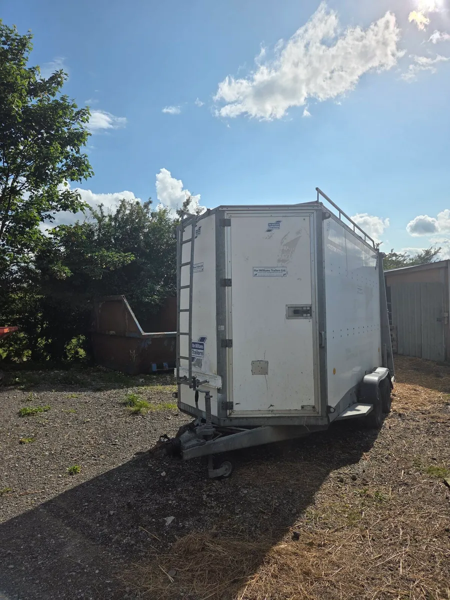 12ft x 6ft x 7ft high Box body trailer - Image 4