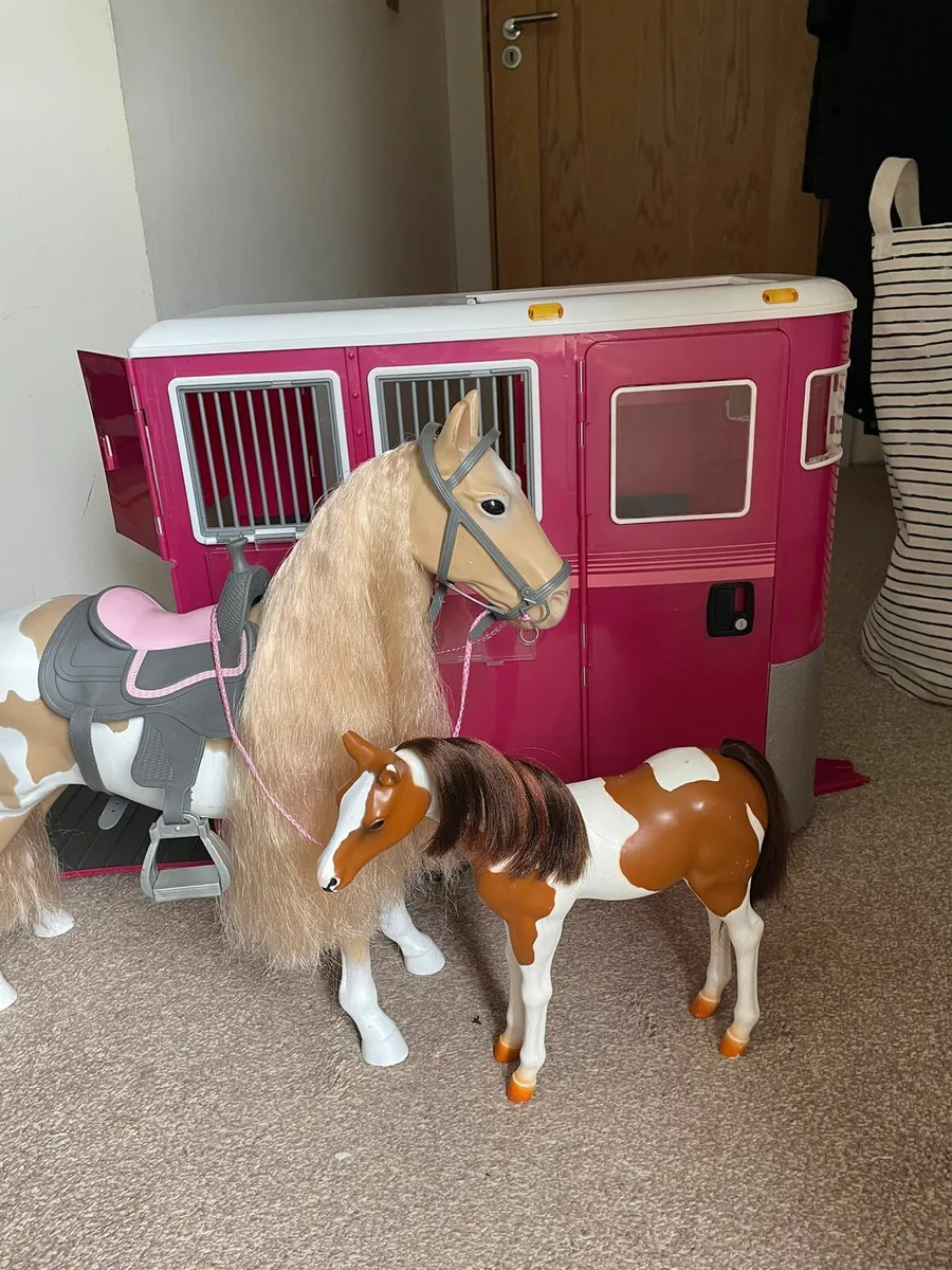 Our Generation horse truck & doll - Image 1