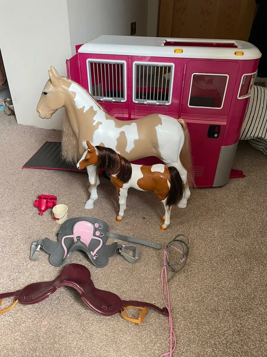 Our Generation horse truck & doll - Image 2