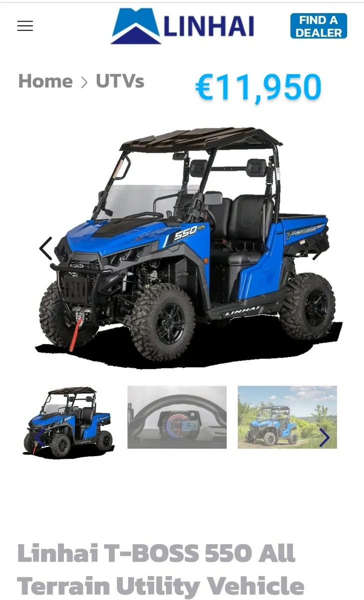 Linhai TBoss 4x4 utility vehicle - Image 3