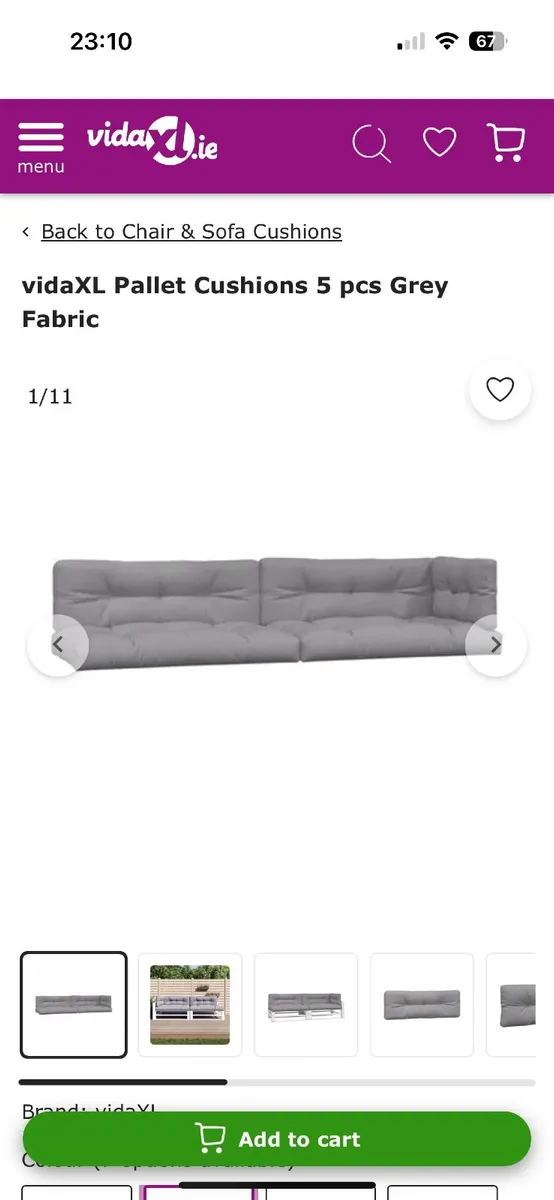 Pallet Cushions 2 Sets - Image 3