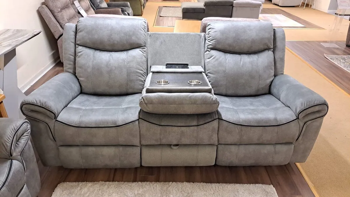 Brand new 3+1+1 sofas all recliner - Image 2