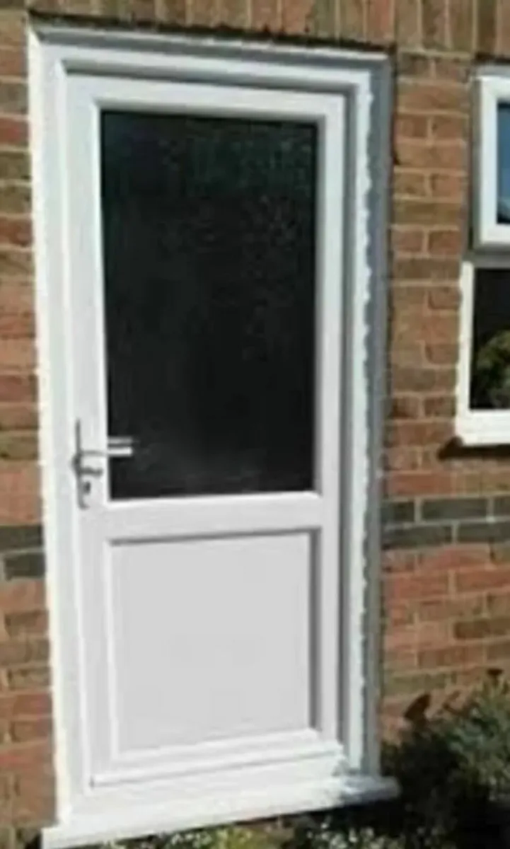 HIGH QUALITY PVC BACK DOOR/SHED DOOR