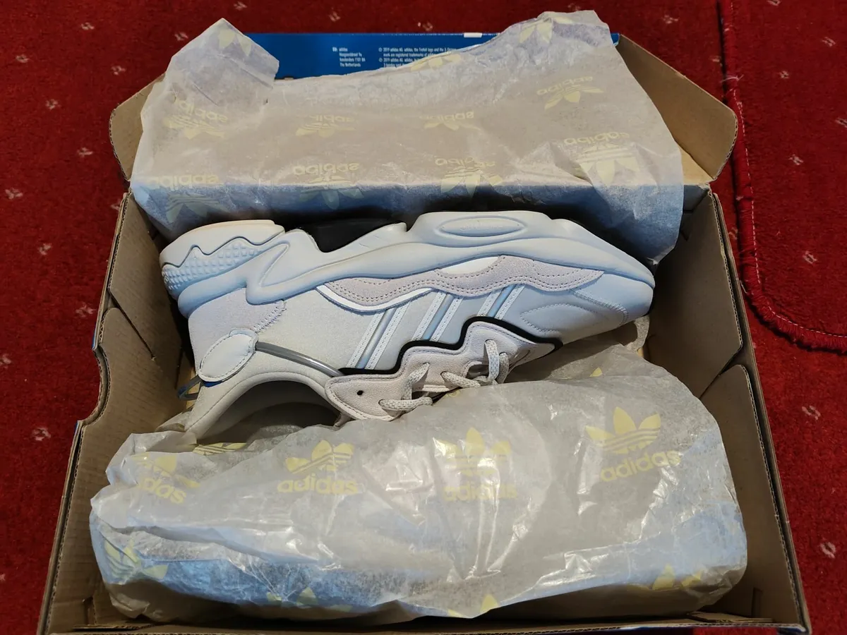 New Adidas Ozweego Grey Trainers (UK Size 9) - Image 4