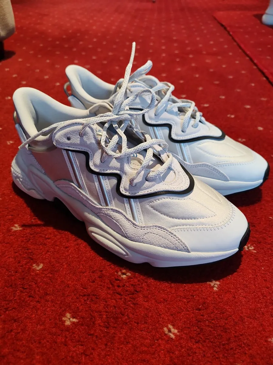 New Adidas Ozweego Grey Trainers (UK Size 9) - Image 2