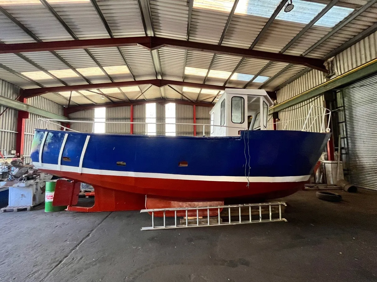 30ft Steel Fishing Work Boat - Image 1