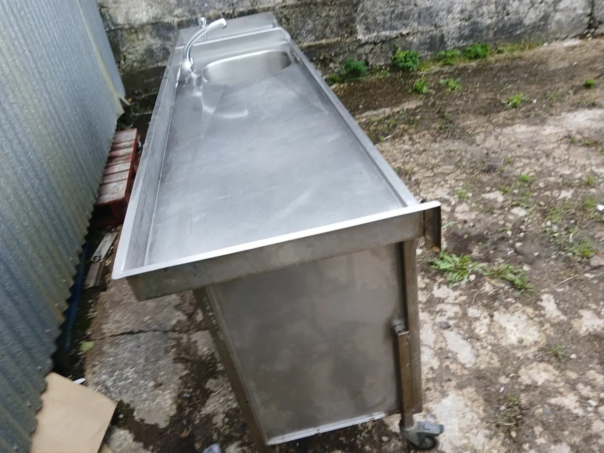 Stainless steel cabbinet sink unit delivered - Image 4