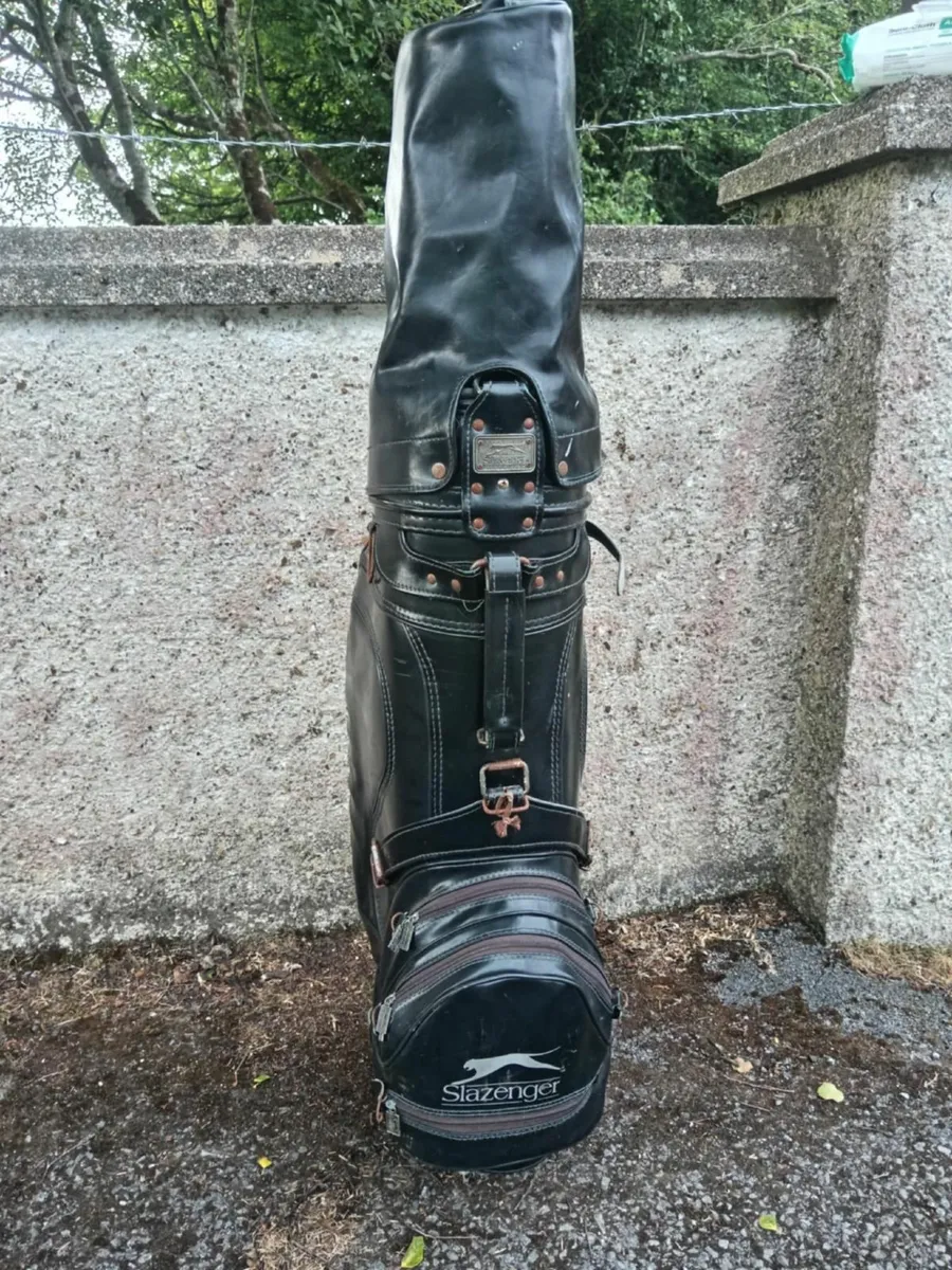 Golf set in Slazenger vintage bag - Image 4