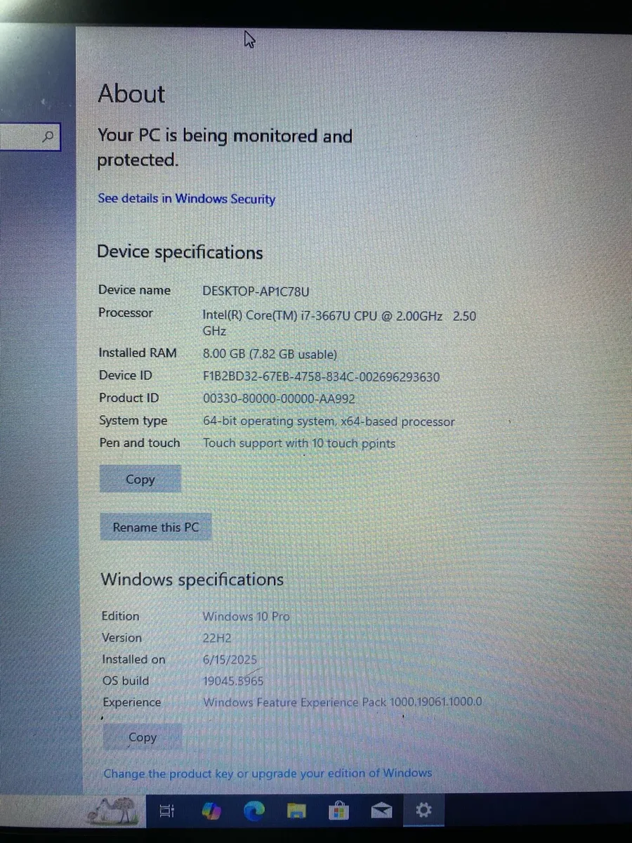 Lenovo X1 Carbon i7 8gb 256 ssd win 10 - Image 4