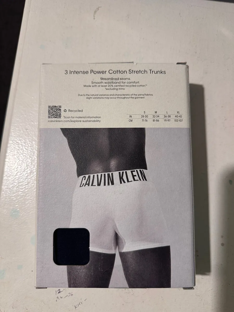 Calvin Klein Mens Cotton Trunks (New with receipt) - Image 2