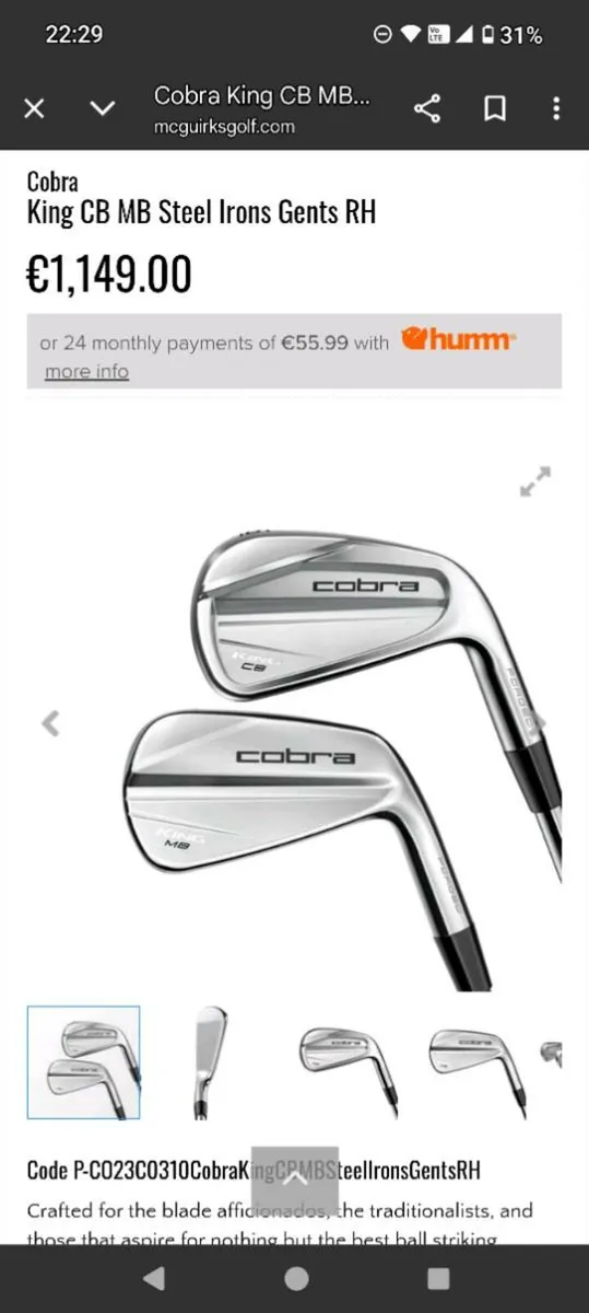 2025 cobra CB/MB 4-pw like new - Image 1