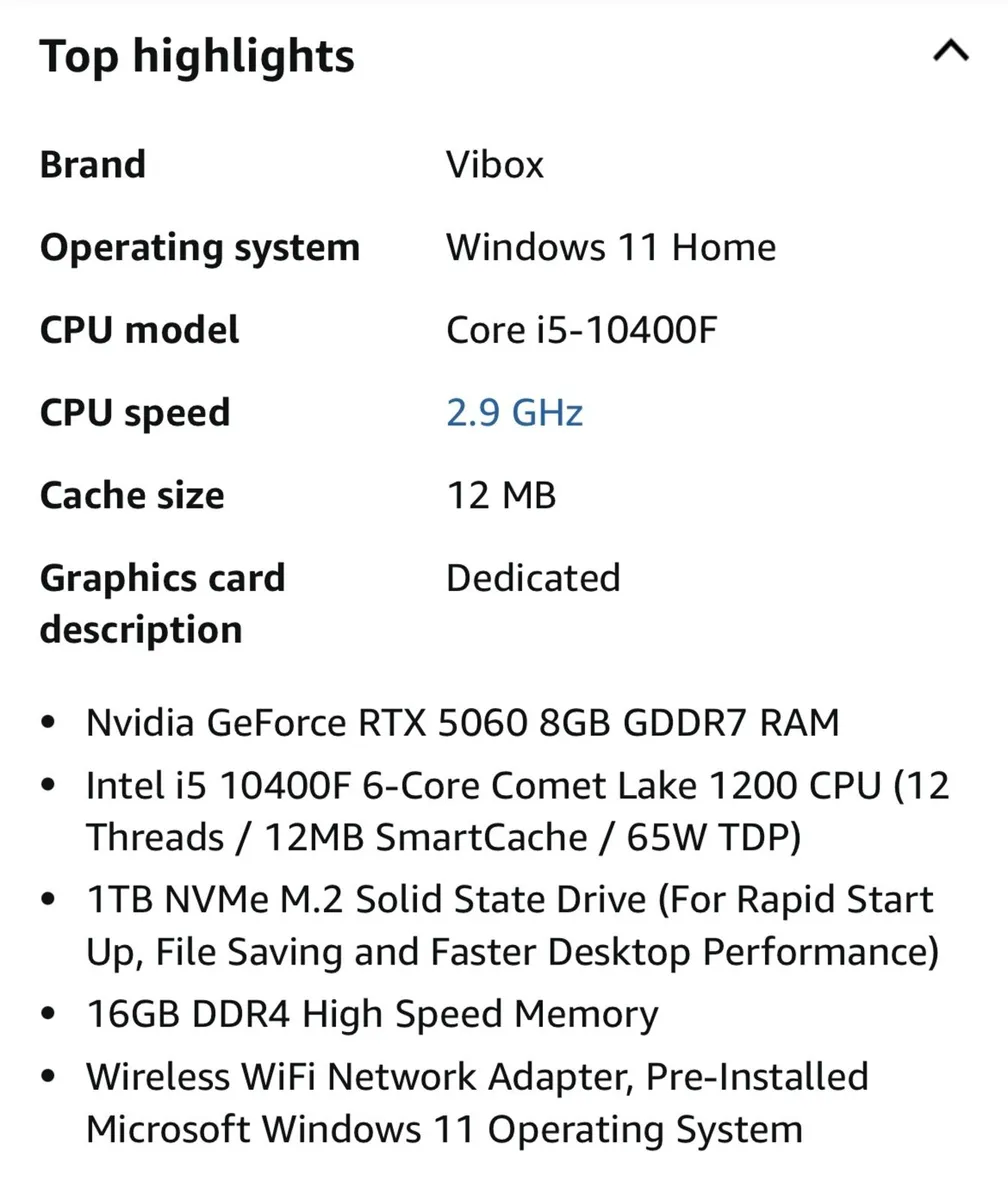 Vibox II -129 Gaming PC - Image 4
