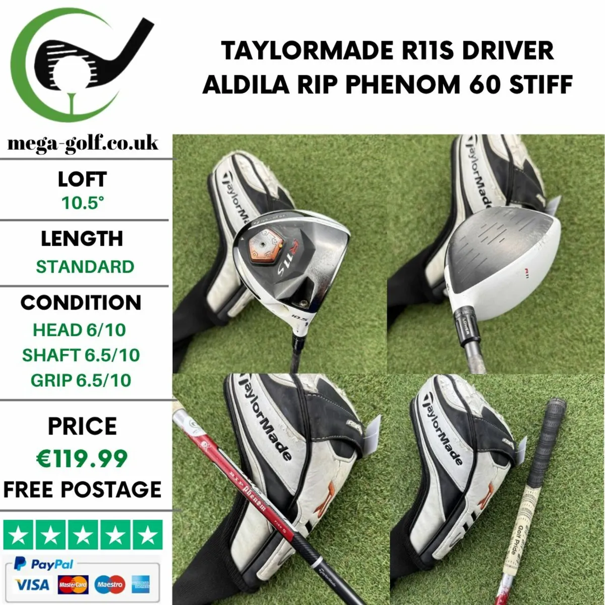 TAYLORMADE R11S DRIVER / 10.5° / STIFF - Image 1