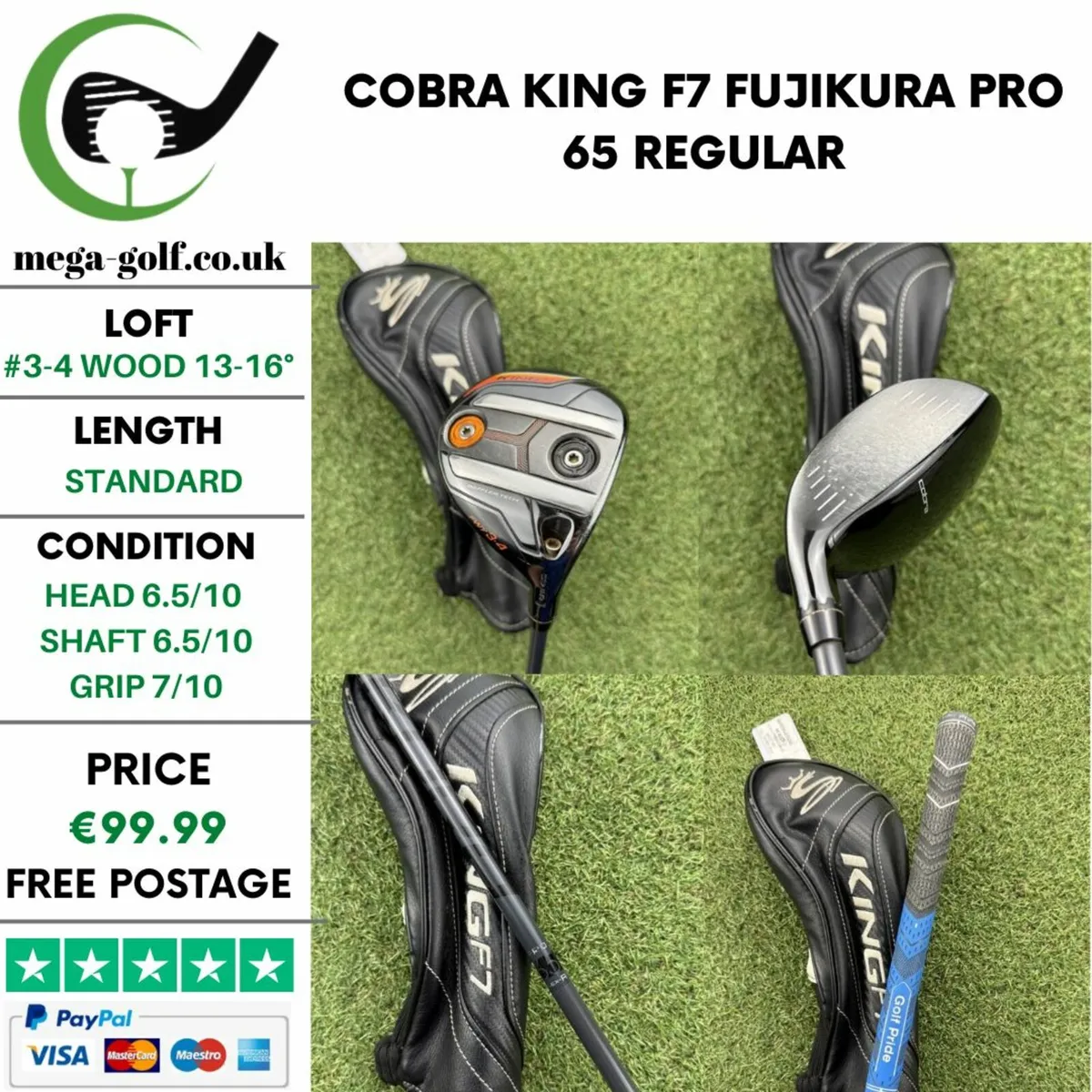 COBRA KING F7 #3-4 WOOD 13-16° / REGULAR - Image 1