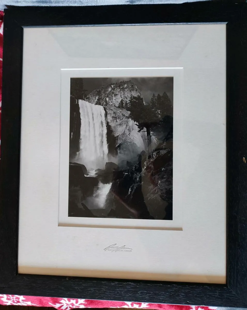 Ansel Adams, Vernal Fall, Gelatin Silver Print - Image 1