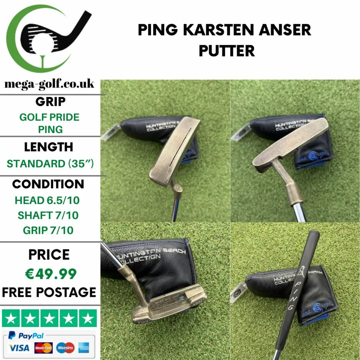 PING KARSTEN ANSER PUTTER / 35″ - Image 1