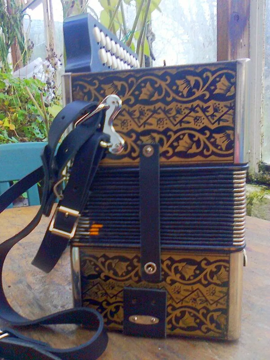 Hohner C#/D accordion with upgraded reeds + bag - Image 2