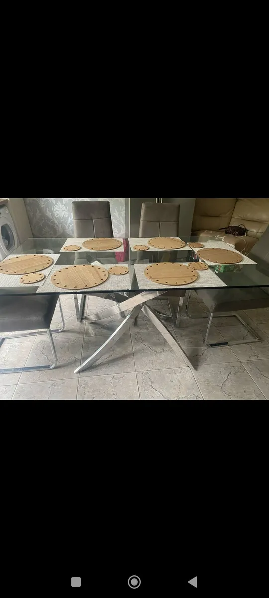 Glass Dining Table - Image 1