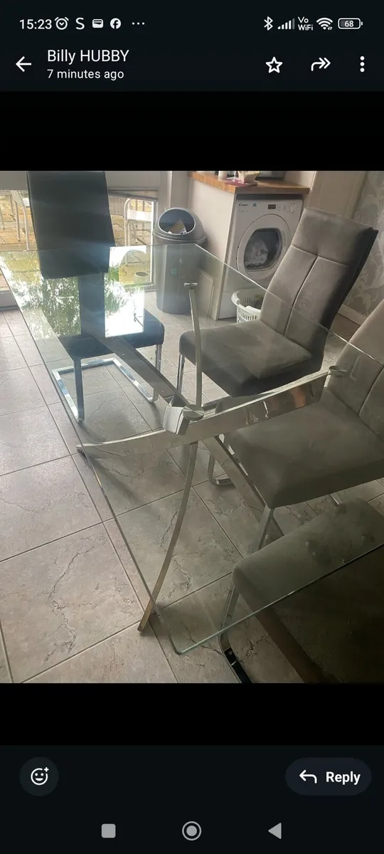 Glass Dining Table - Image 3