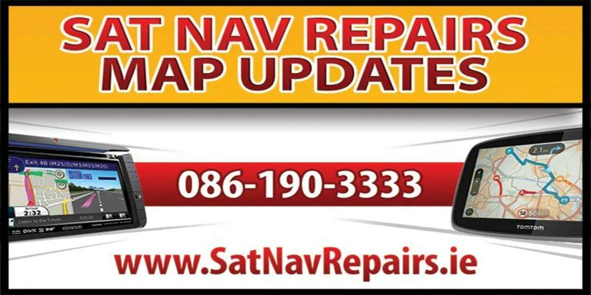 SAT NAV  MAP UPDATES  - REPAIRS  - SALES - Image 3