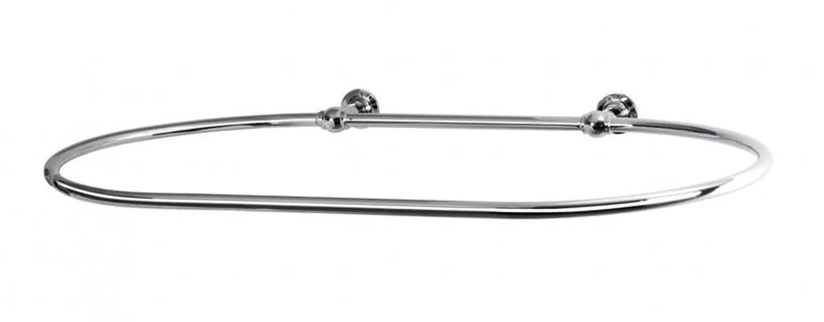 Oval luxury shower curtain rail - Image 1