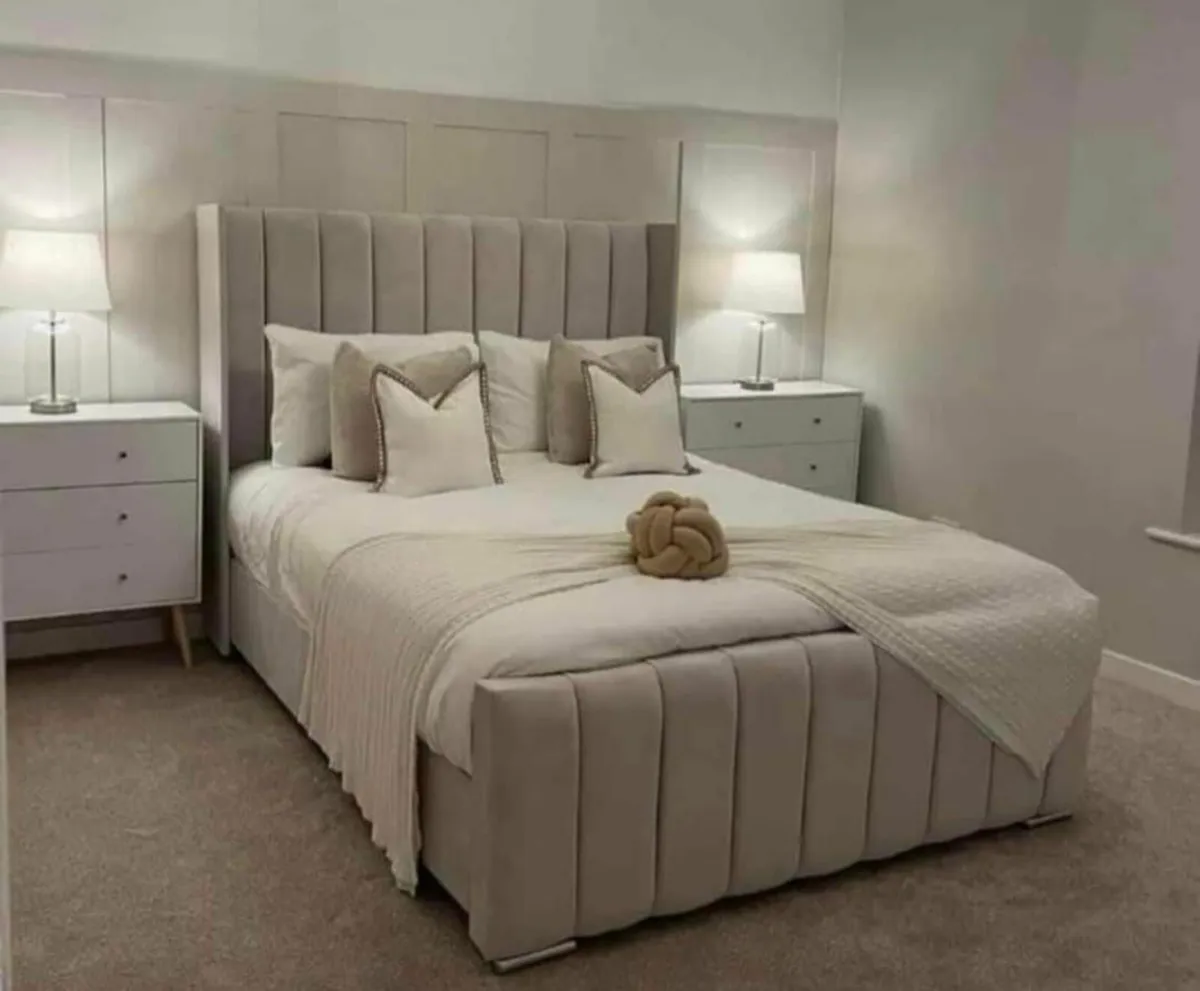 New Ottoman Storage Beds Frame Gas Lift  Beds - Image 3