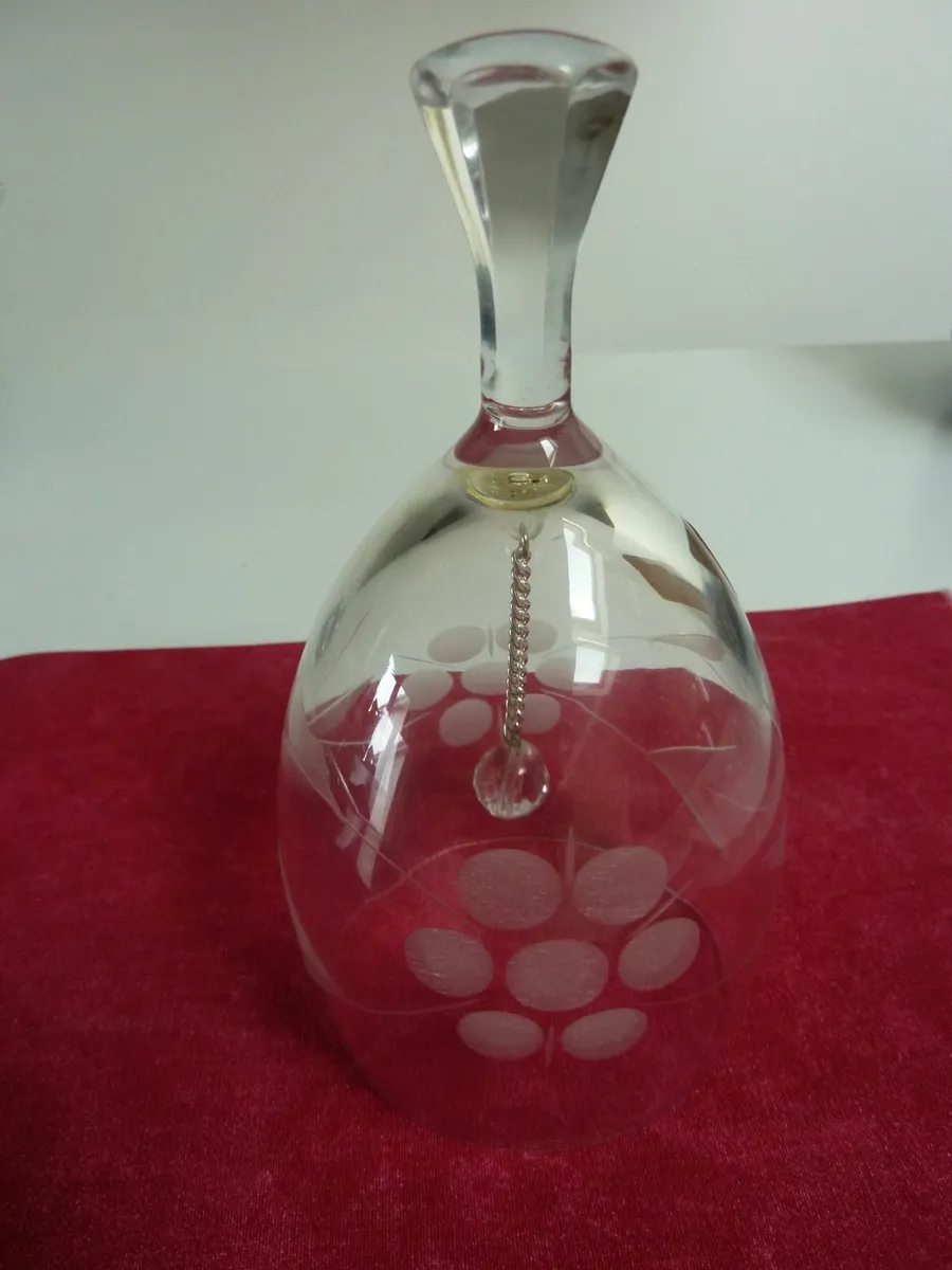 Vintage glass bell - Image 1