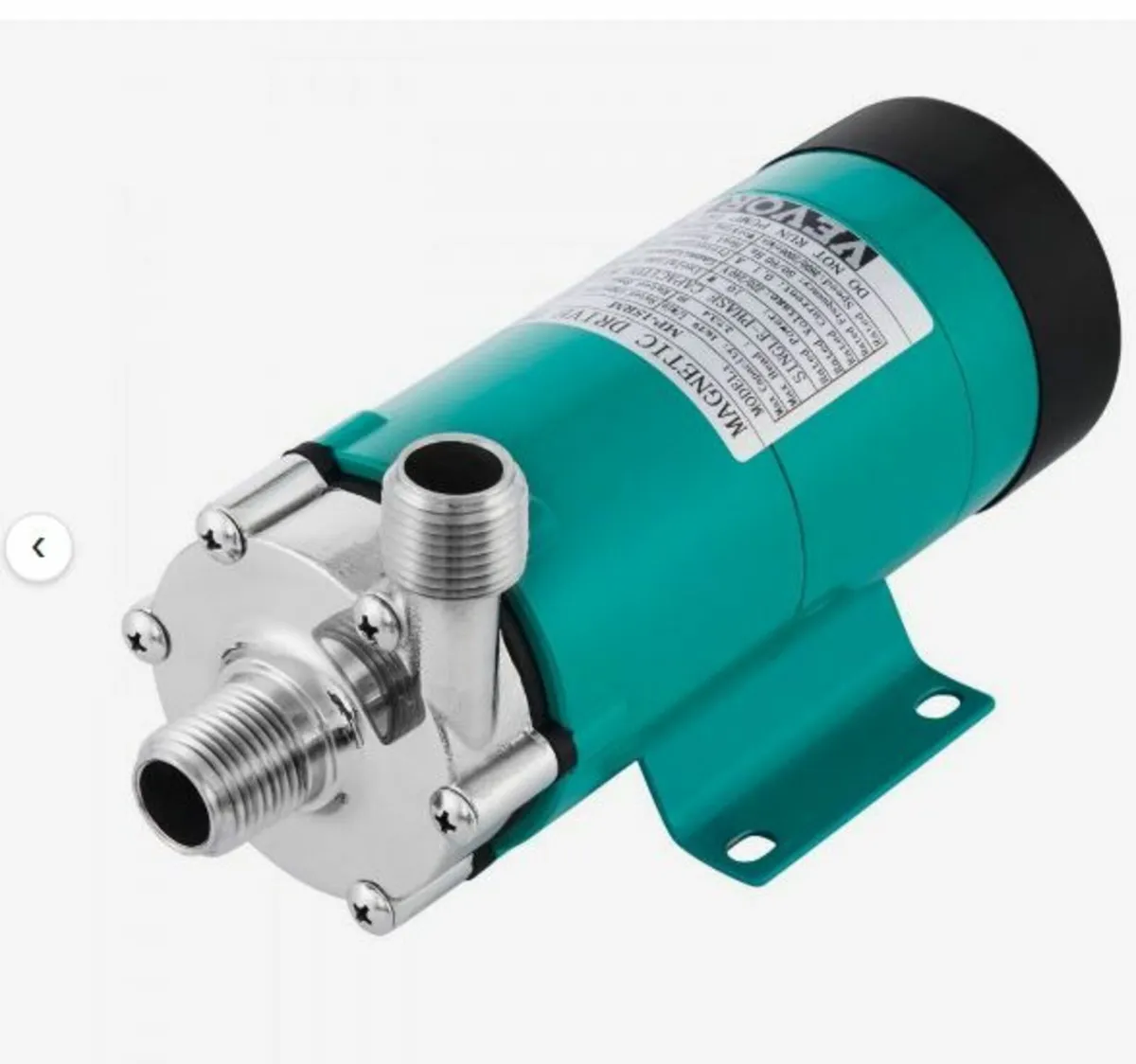 Magnetic Beer Pump with Food MP-15RP Grade Well - Image 1