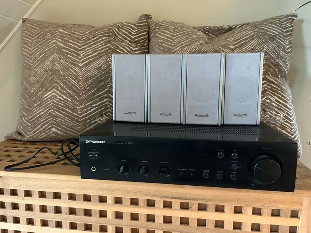 Pioneer Amplifer & Panasonic surround speakers - Image 1